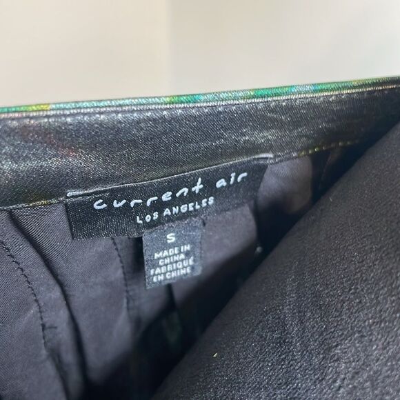 Current air Anthropologie floral metallic long sleeve mini dress - Picture 9 of 10